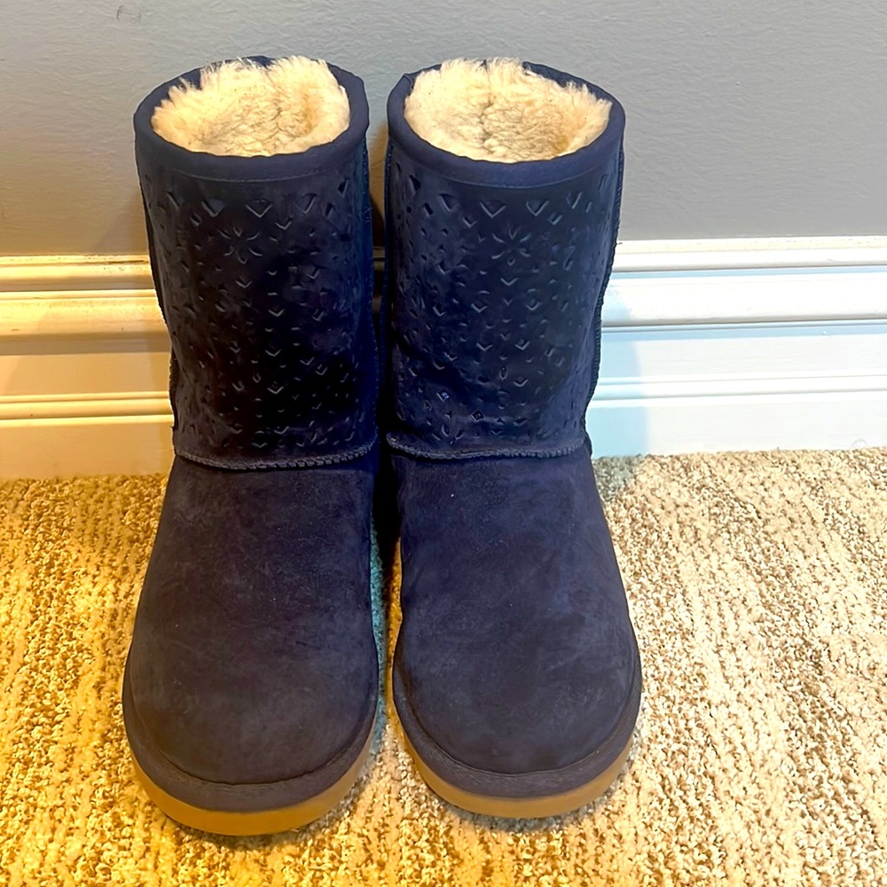 Blue uggs authentic size 6